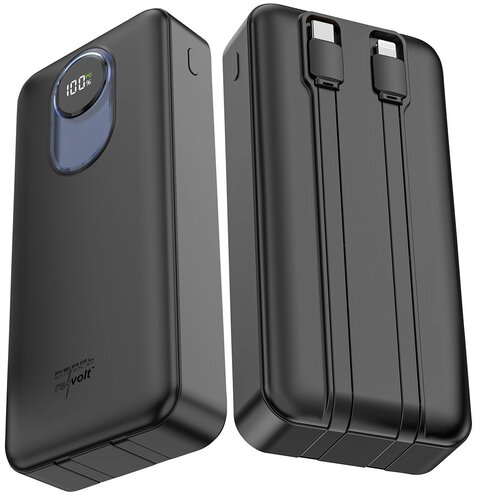 revolt Powerbank mit 20.000 mAh PB-850, USB-C PD USB-A QC