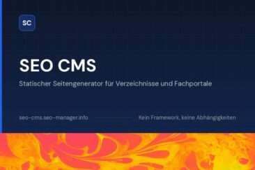 SEO CMS: Statischer Site-Generator für Mehrmandanten-Portale