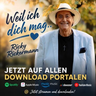 Weil ich dich mag – die neue Liebeshymne von Ricky Rickermann