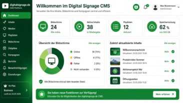 Wirtschaftlichkeit rückt bei Digital-Signage-Lösungen in den Vordergrund