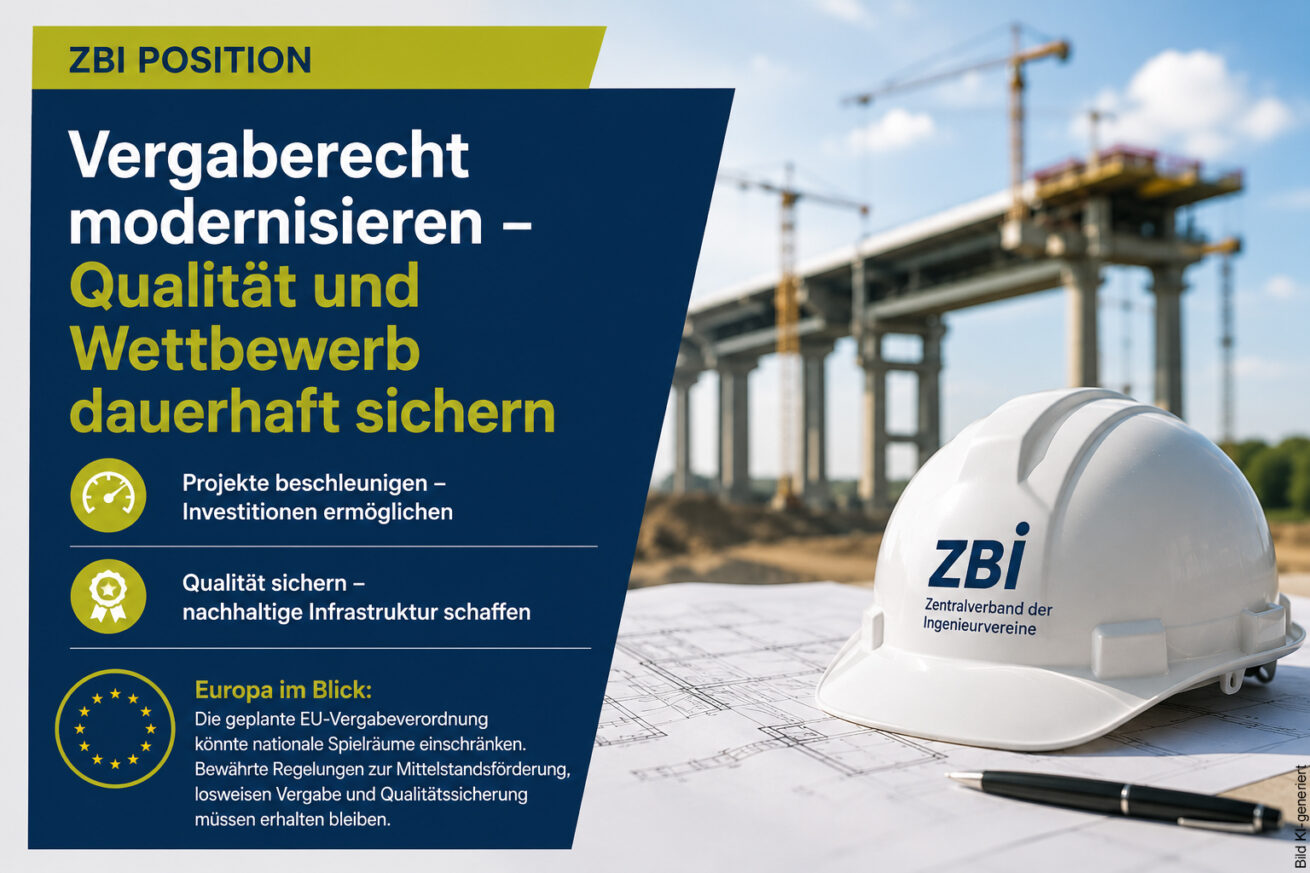 ZBI: Vergaberecht modernisieren – Qualität und Wettbewerb dauerhaft sichern
