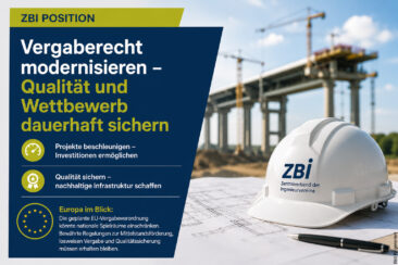 ZBI: Vergaberecht modernisieren – Qualität und Wettbewerb dauerhaft sichern