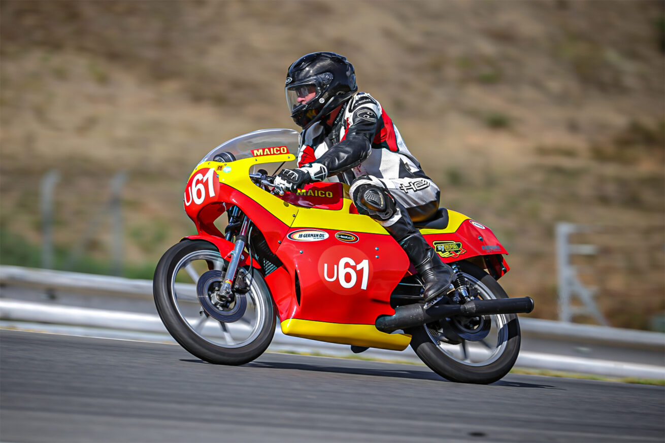49. Hockenheim Classics 2026: Peter Vagt mit seiner MAICO MD 250 WK Cup-Prototyp am Start