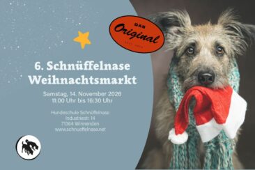 6. Schnüffelnase-Weihnachtsmarkt für Zwei- und Vierbeiner in Winnenden