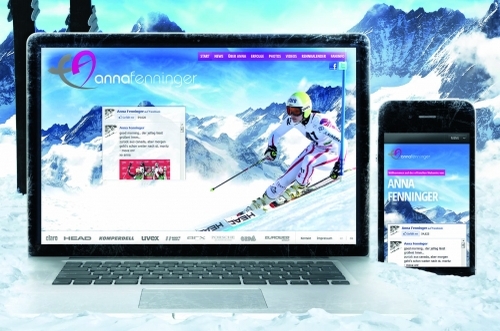Anna Fenninger geht mit neuer Website an den Start