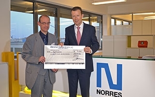 Arche Noah freut sich über NORRES Weihnachtsspende