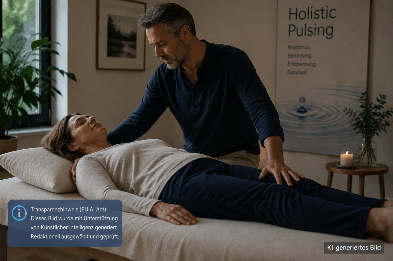 Berühren, ohne etwas zu wollen. Die Ausbildung Holistic Pulsing vermittelt Körperarbeit ohne Kraft.