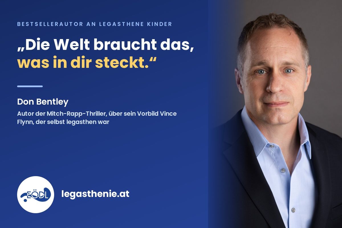 Bestsellerautor Don Bentley an legasthene Kinder: „Die Welt braucht das, was in dir steckt“