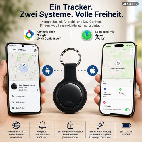 Callstel Smart-Tracker SGF-65 für Google- & Apple-App
