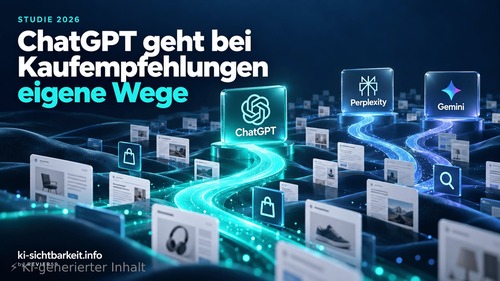 ChatGPT geht bei Kaufempfehlungen eigene Wege (Studie 2026)