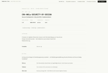 Compliance Trace: offenes Verzeichnis stabiler Bezeichner für regulatorische Anforderungen