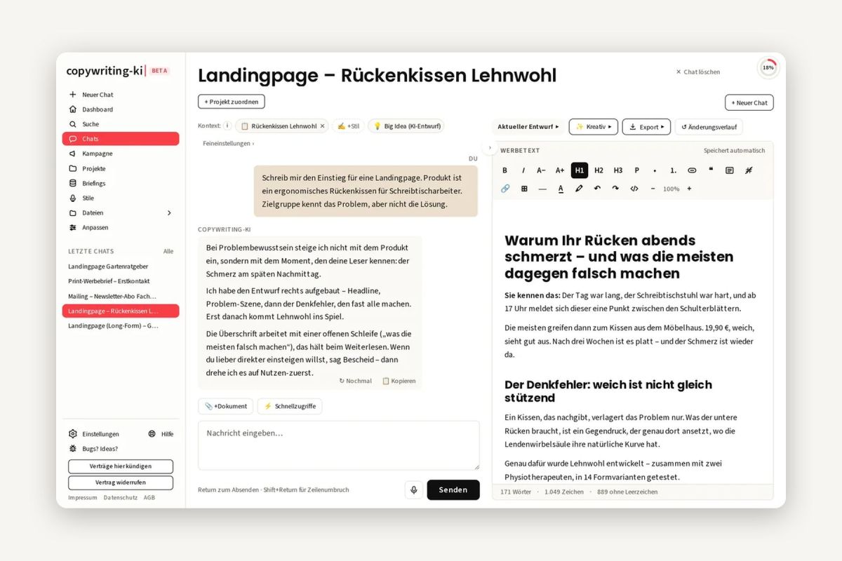 Copywriting-ki.de startet: „Eine KI, die tickt wie ein Werbetexter“