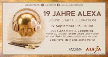 Das ALEXA lädt zur Geburtstagparty auf dem Dancefloor ein
