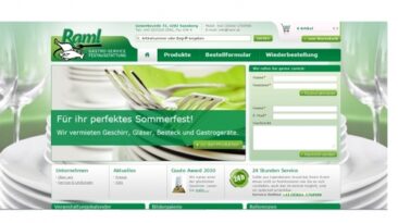 Die Firma Raml ist Ihr Spezialist in Österreich in Sachen Geschirrverleih.