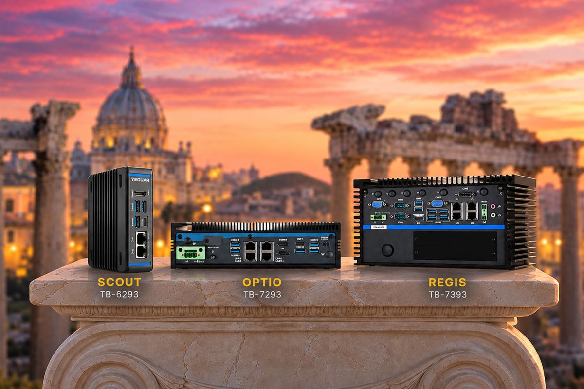 Die neue Teguar Regiment Industrie-PC Serie: 3 Plattformen für Automation, Machine Vision & Industrial Edge AI