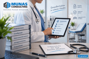DSGVO in der Arztpraxis: MUNAS Consulting unterstützt Gesundheitseinrichtungen beim Datenschutz