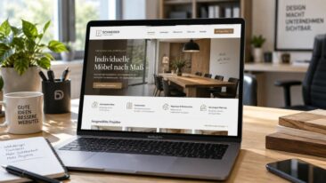 Dunkel Design erweitert Webdesign-Angebot für Schreiner und Tischler