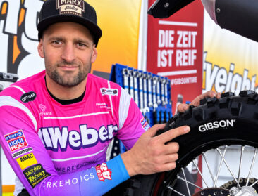 Eddi Hübner startet bei der DM auf Reifen von GIBSON®