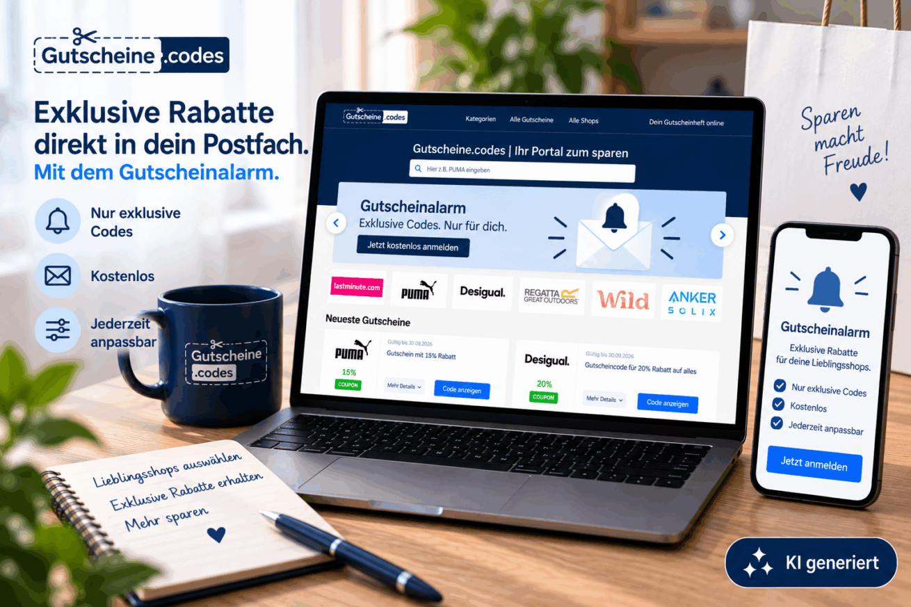 Exklusive Rabatte statt Massenware: gutscheine.codes schärft den Gutscheinalarm