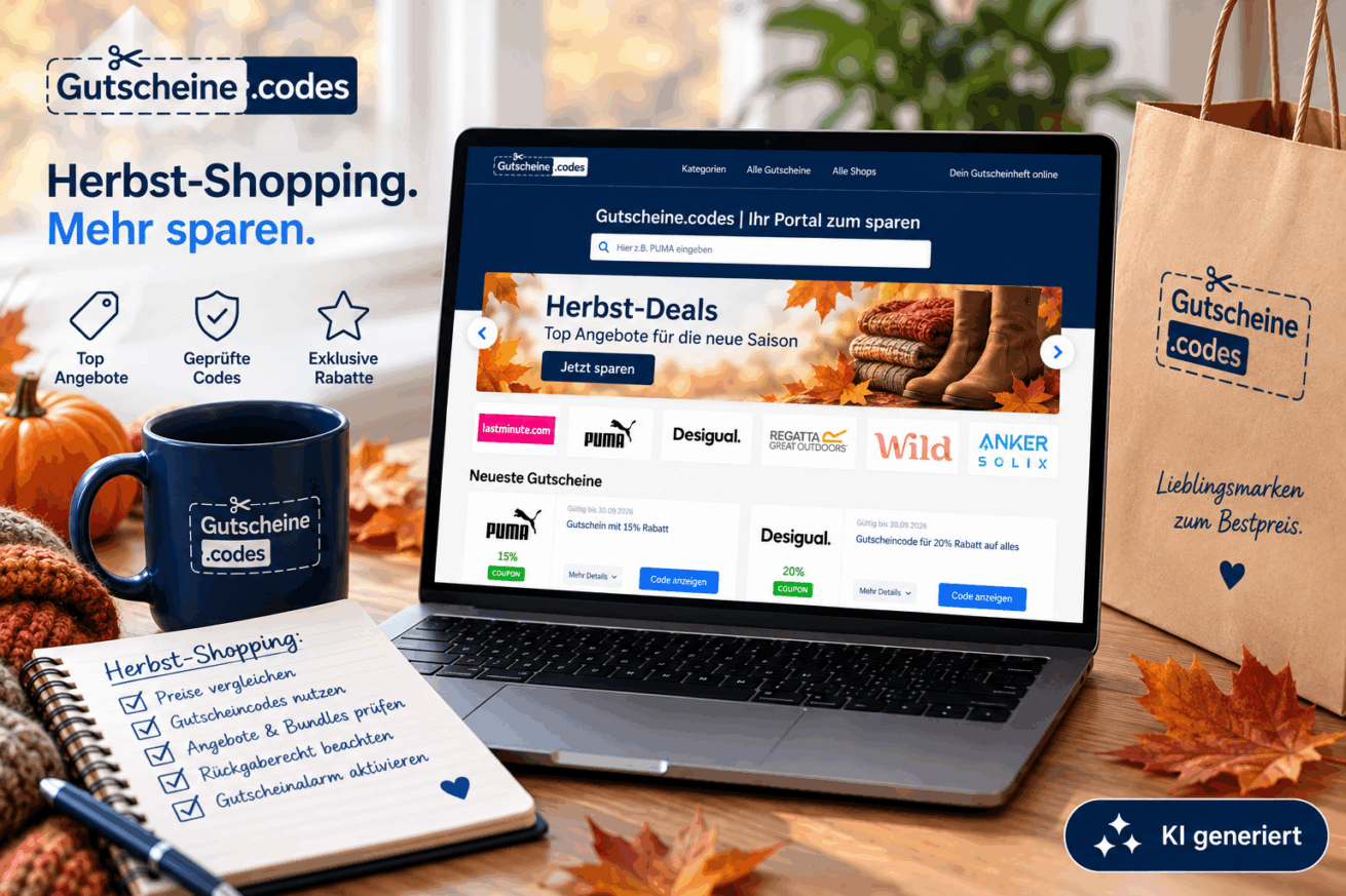 Herbst-Shopping: Mit diesen fünf Tipps sparen Verbraucher beim Online-Einkauf