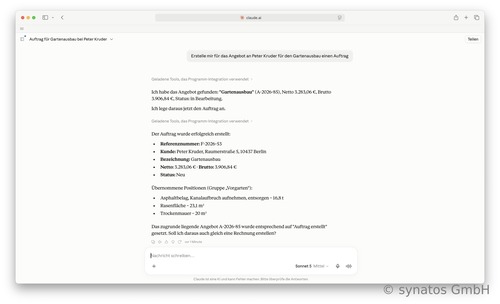HTML clipboardVom Angebot zum Auftrag per Chat: „Das Programm“ erweitert seine KI-Funktionen