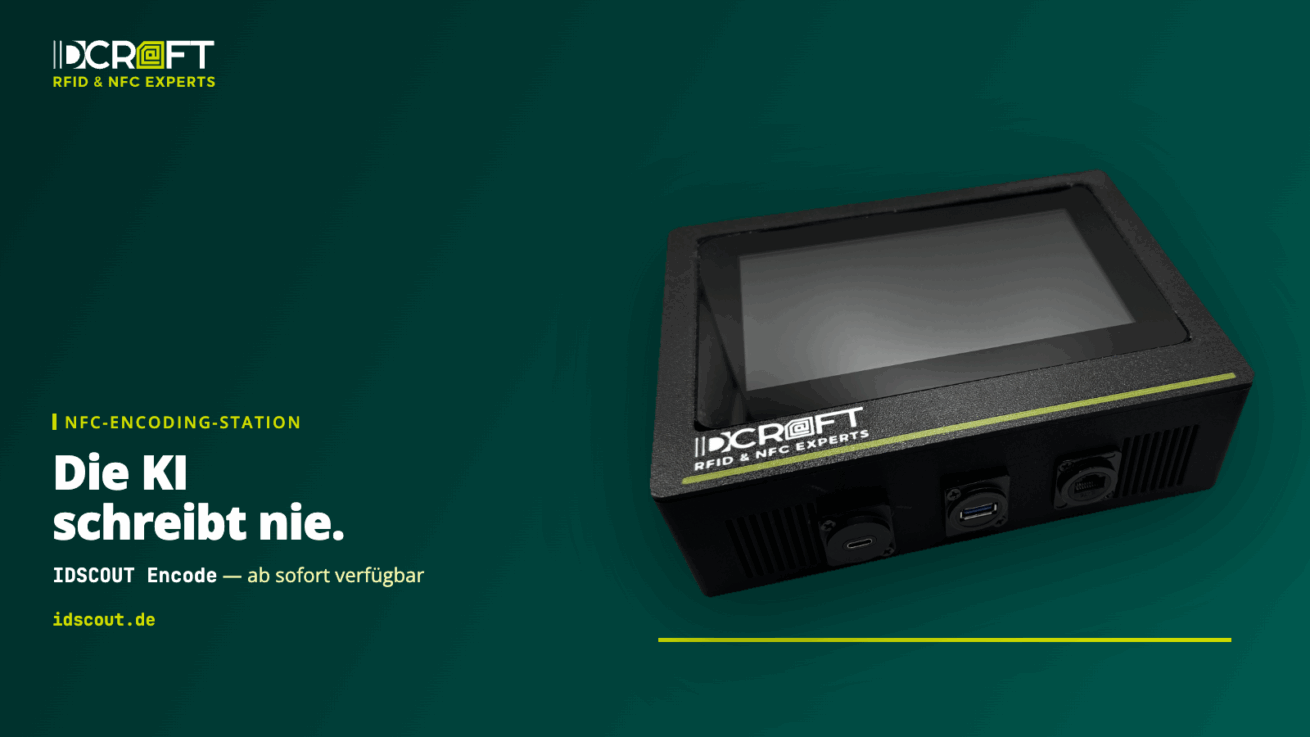 IDCRAFT startet die NFC Encoding-Station IDSCOUT Encode