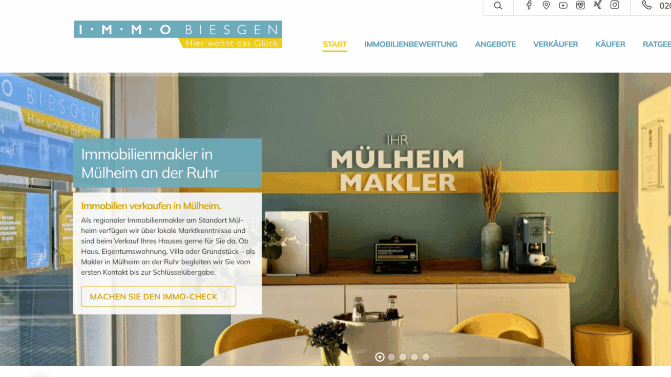 Immo Biesgen GmbH – Ihr Immobilienmakler in Mülheim an der Ruhr