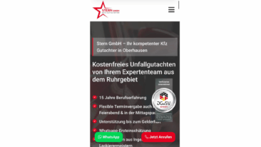 Kfz Gutachter Oberhausen – Stern GmbH – Ingenieurbüro für Fahrzeugtechnik