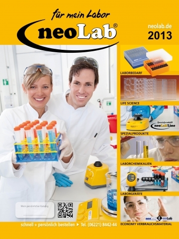 »Laborbedarf kompakt«  im neuen neoLab-Katalog 2013