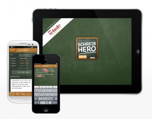 Mobiler Rechtschreibtrainer SchreibHero ab sofort im Apple App Store