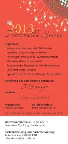 Narrhalla Soirée 2013