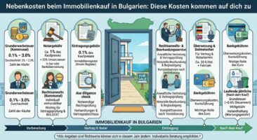 Nebenkosten beim Immobilienkauf in Bulgarien: Diese Kosten kommen 2026 auf dich zu