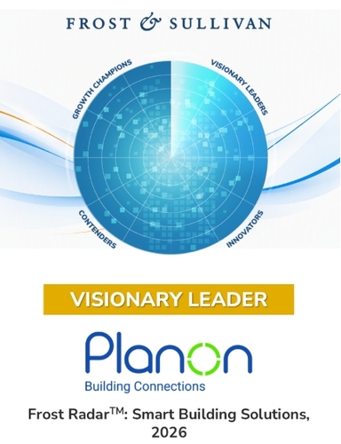 Planon im Frost Radar™ für Smart-Building-Lösungen als Visionary Leader ausgezeichnet