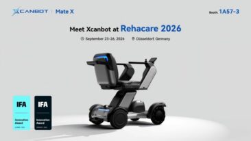 Preisgekrönter Xcanbot Mate X feiert Fachmessendebüt auf der REHACARE International 2026