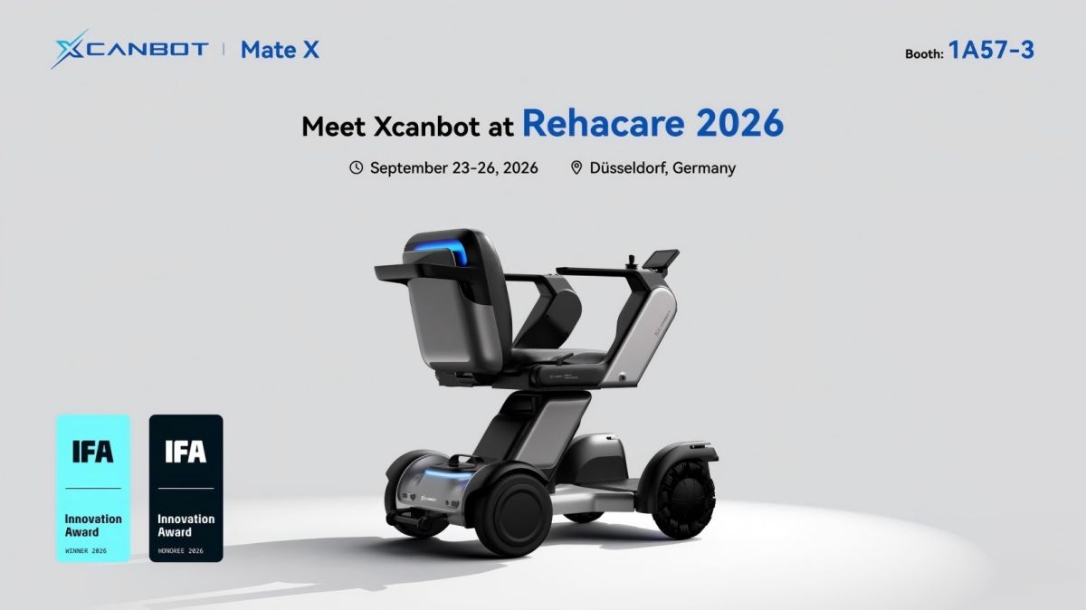 Preisgekrönter Xcanbot Mate X feiert Fachmessendebüt auf der REHACARE International 2026