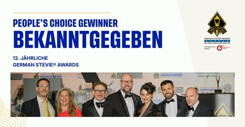 Publikum hat entschieden: Die Gewinner der People’s Choice Stevie Awards 2026 im Rahmen der German Stevie Awards stehen fest