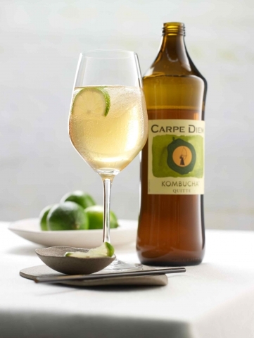 Quittenspritzer mit Carpe Diem Kombucha – Genuss für die Festtage