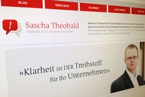 Sascha Theobald relauncht Blog zum Thema „Kundengewinnung durch klare Kommunikation“