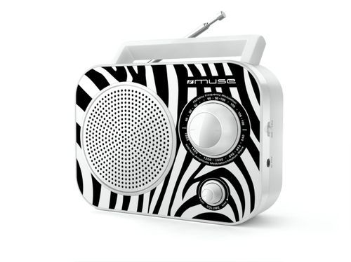 Schrilles Design dank zahlreicher Motive: Muse bringt extravagantes Radio „M-60“ und passenden Radiowecker „M-165“ auf den Markt