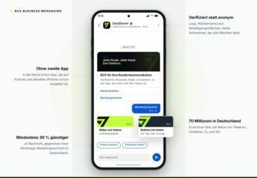 SendSeven startet RCS in Deutschland: die Weiterentwicklung der SMS als günstigere Alternative zu WhatsApp
