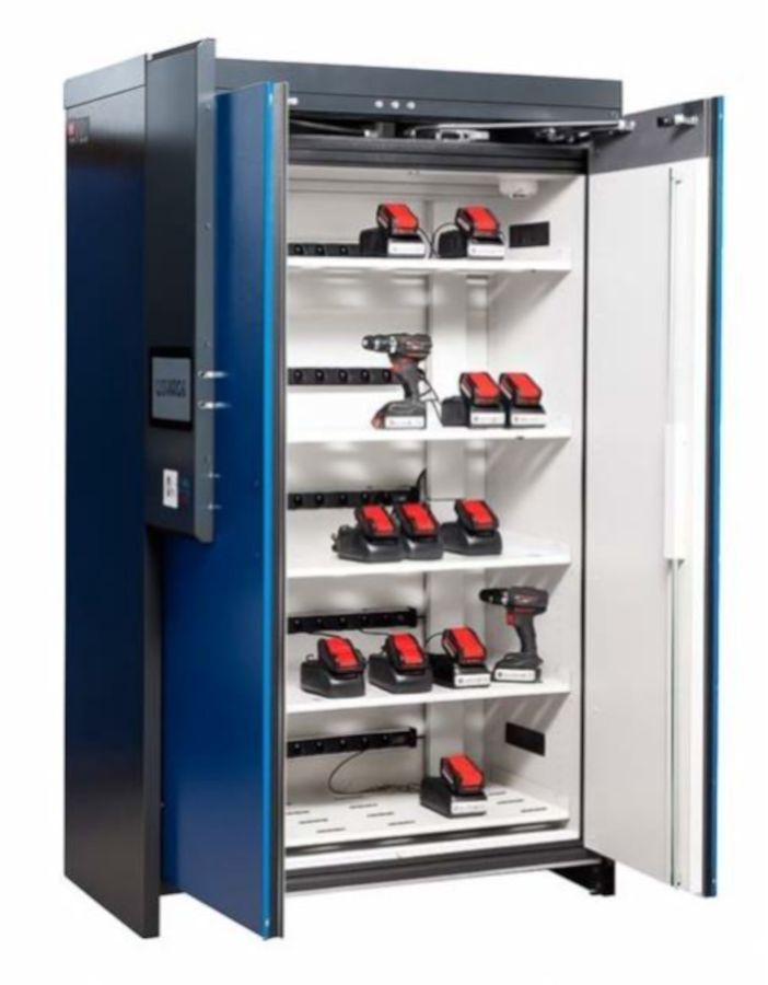 Smarte RFID-Schränke, auch für Lithium-Ionen-Batterien und Elektrowerkzeuge