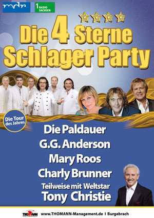 Thomann Management präsentiert 2013 – Die 4 Sterne Schlager Party