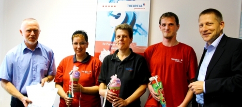 TREUREAL – rund fünf Prozent der Mitarbeiter in 2012 in der Ausbildung