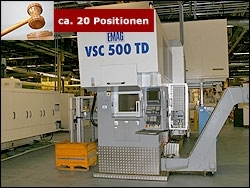 Versteigerung! CNC Drehmaschine EMAG u.a. Gebrauchtmaschinen