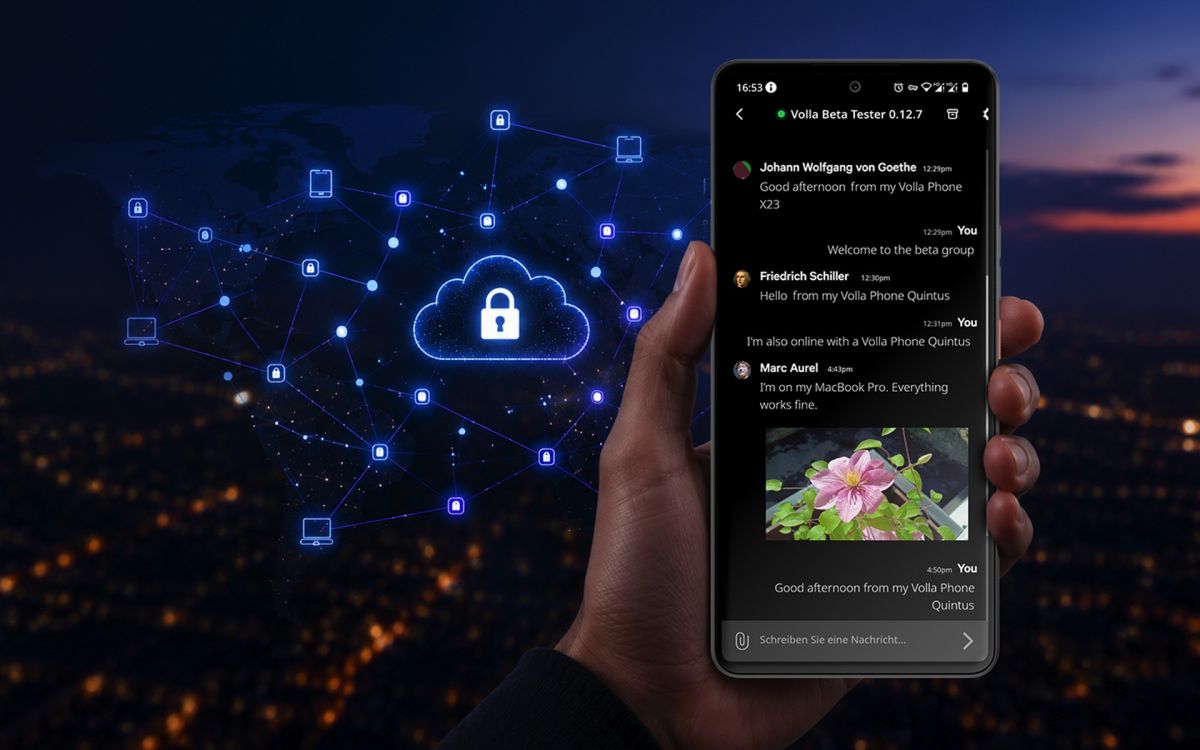 Volla Cloud im Einsatz: Sicherer Messenger und Datensicherung fürs Smartphone ganz ohne Rechenzentrum