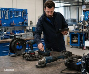 Von der Bohrmaschine bis zur Kabeltrommel: wosatec digitalisiert die Prüfung ortsveränderlicher Elektrogeräte