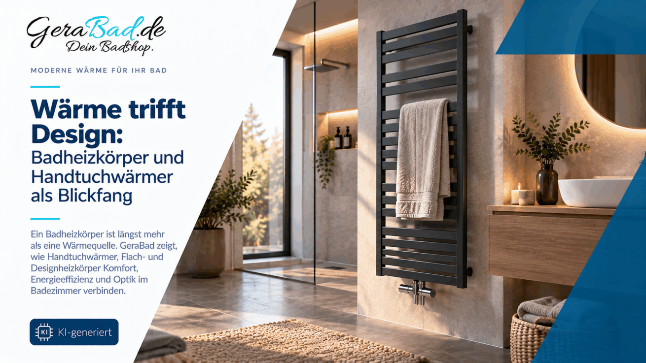 Wärme trifft Design: Badheizkörper und Handtuchwärmer als Blickfang