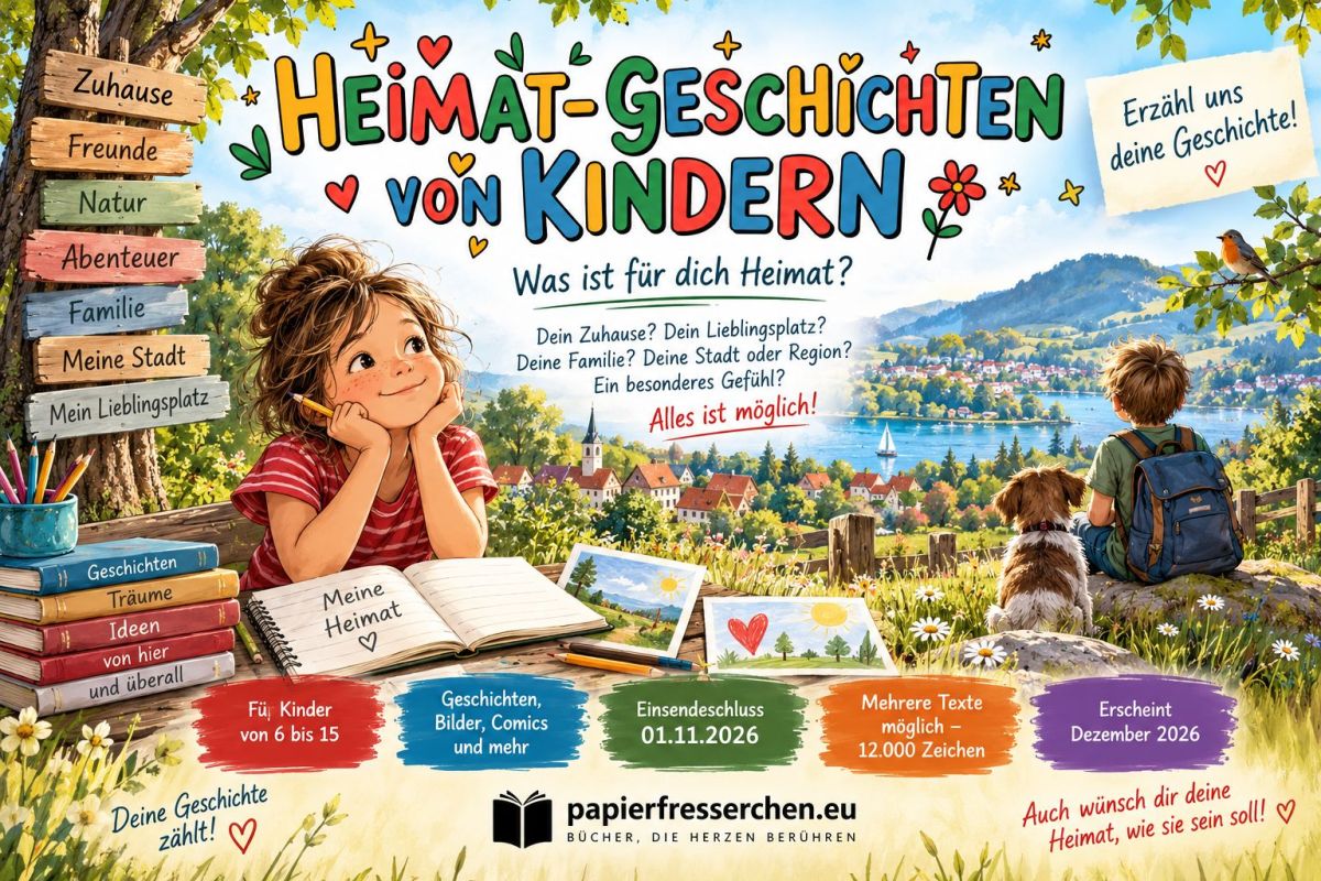 Was bedeutet Heimat für Kinder? Junge Stimmen für großes Buchprojekt gesucht