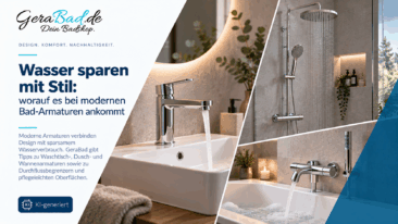 Wasser sparen mit Stil: worauf es bei modernen Bad-Armaturen ankommt