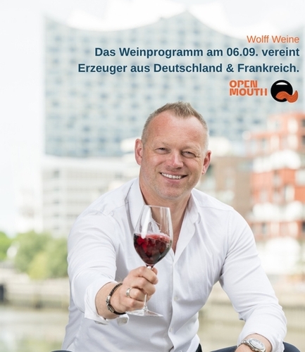 Wolff Weine ist 2026 Weinpartner von Hamburgs Sterne by OPEN MOUTH.